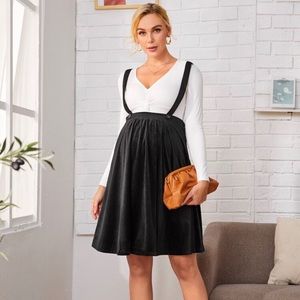 Maternity Suspender Skirt